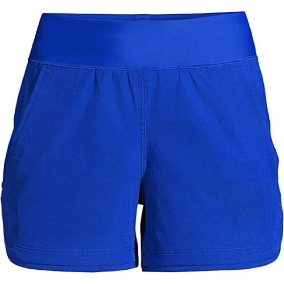 Land’s End plus size Swim Shorts 3” inseam quick dry panty Electric Blue Var - Picture 6 of 7
